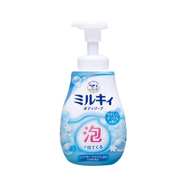 COW牛乳石碱清新皂香泡沫沐浴露 600ml